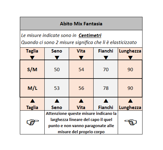 Abito MIX FANTASIA